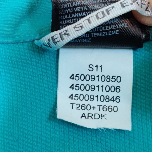 Women’s The North Face Teal Blue Green Apex 1/4 Zip Pullover Jacket Size Large - Picture 11 of 16